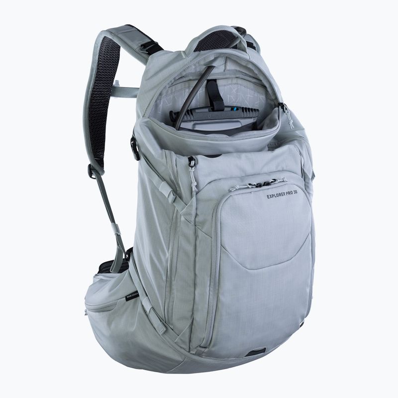EVOC Explorer Pro 30 l silver bicycle backpack 7