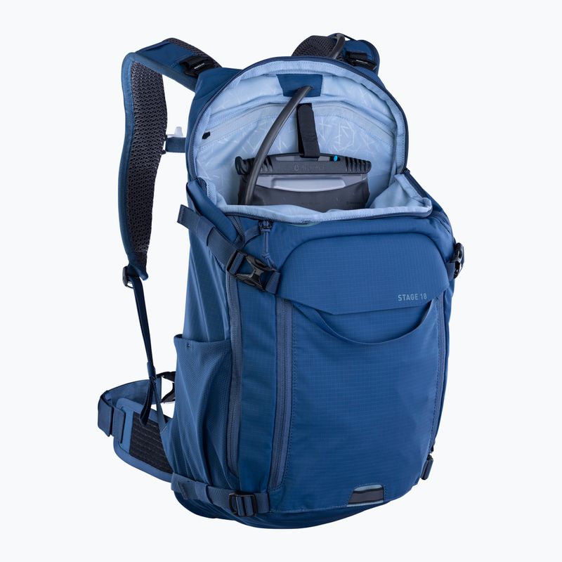 EVOC Stage 18 l denim bicycle backpack 6