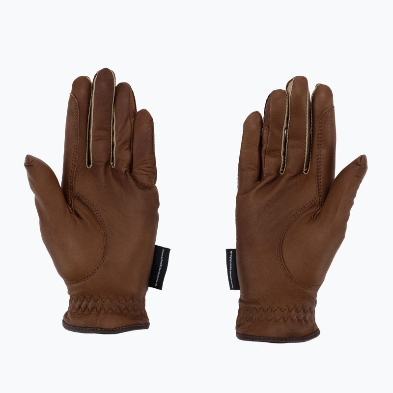 Hauke Schmidt Arabella brown riding gloves 0111-200-11 2