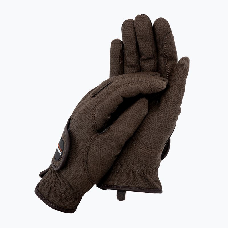 Hauke Schmidt A Touch of Class mocha riding gloves 0111-300-45