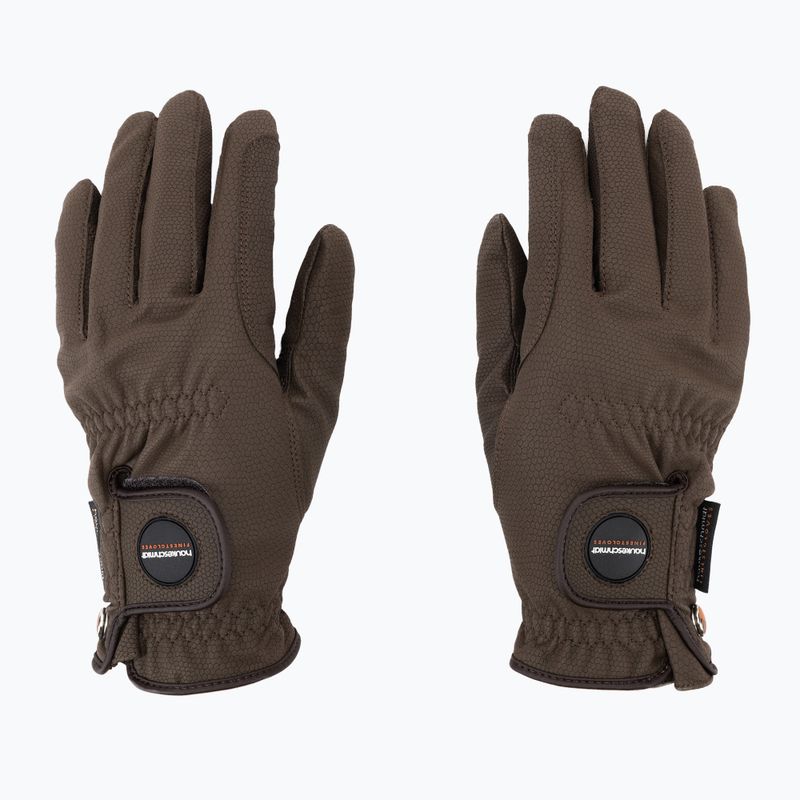 Hauke Schmidt Nordic dream brown riding gloves 0113-301 3