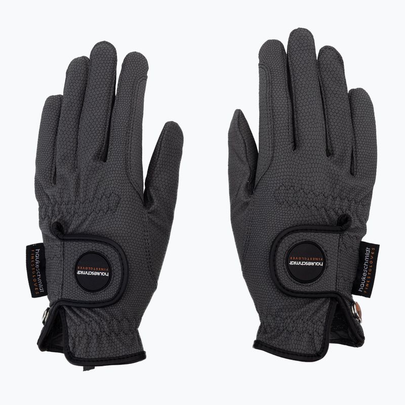 Hauke Schmidt A Touch of Class grey riding gloves 0111-300-29 3