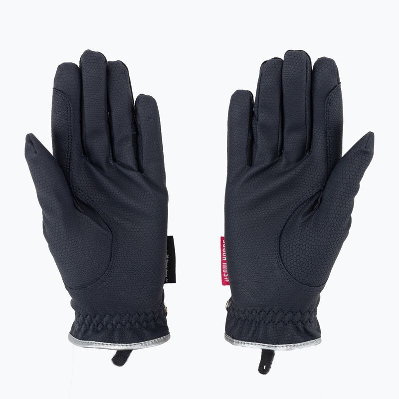 Hauke Schmidt Love Soulhorse riding gloves navy blue 0111-321-36 2