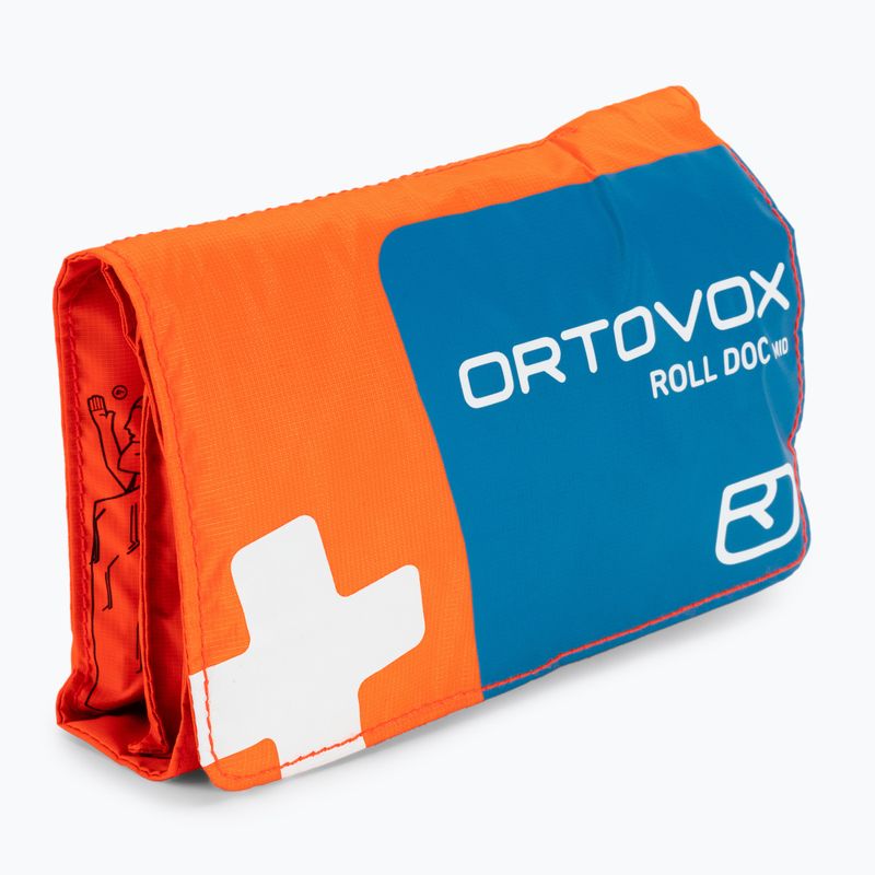 ORTOVOX First Aid Roll Doc Mid orange travel first aid kit 2330200001