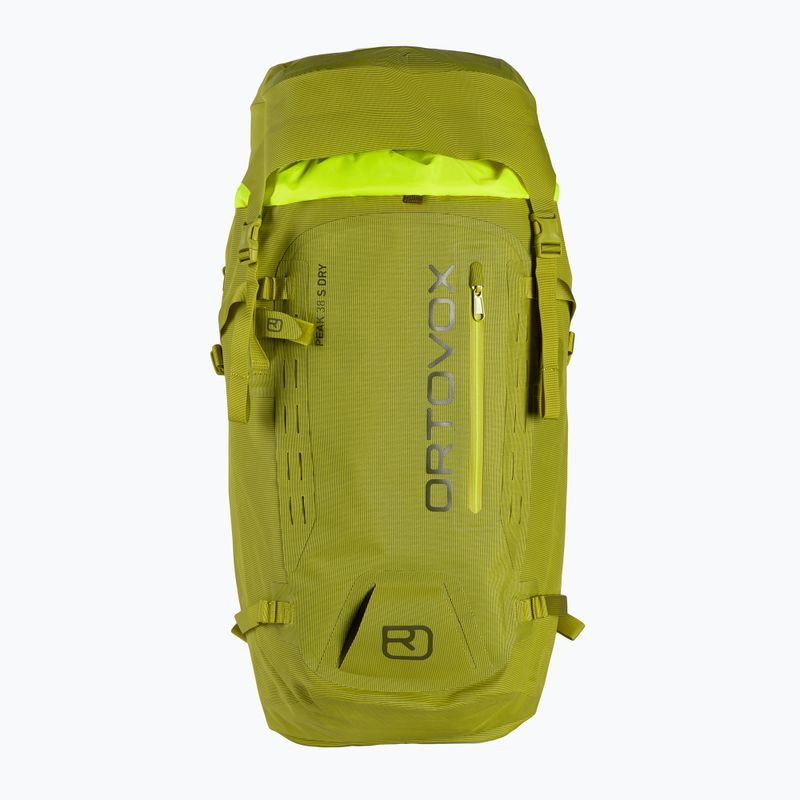 Climbing backpack ORTOVOX Peak S Dry 38 l yellow 4711000002
