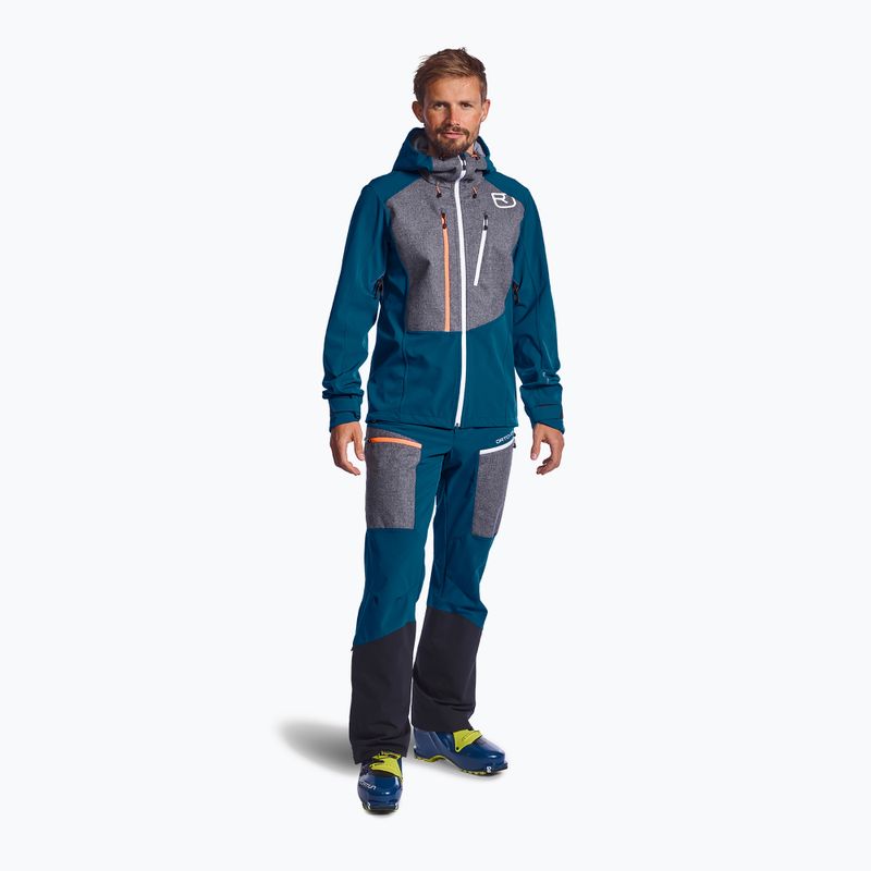 Men's softshell jacket ORTOVOX Pordoi navy blue 60173 2
