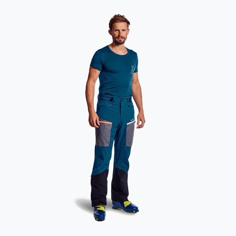 Men's Ortovox Pordoi skydiving trousers navy blue 60183 2