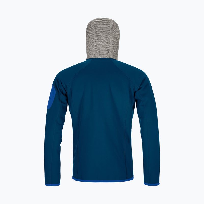 Men's Ortovox Fleece Plus Classic Knit Hoody grey 86942 2