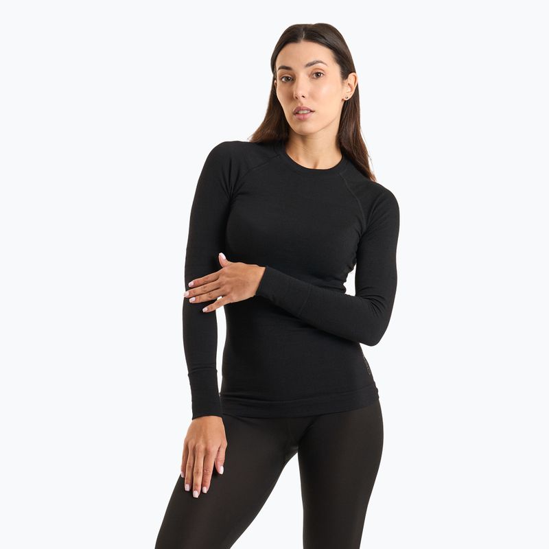 Women's thermal shirt ORTOVOX 230 Competition LS black raven