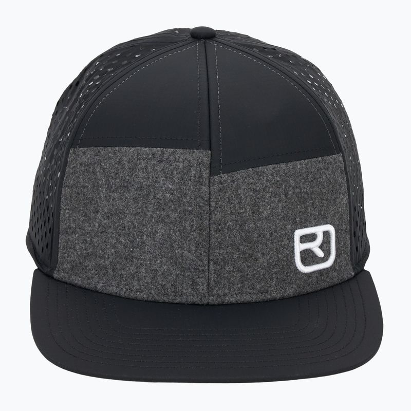 Ortovox Logo Air Trucker black raven baseball cap 2