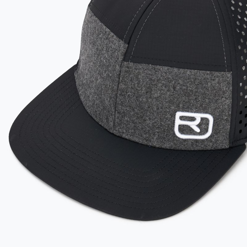 Ortovox Logo Air Trucker black raven baseball cap 3
