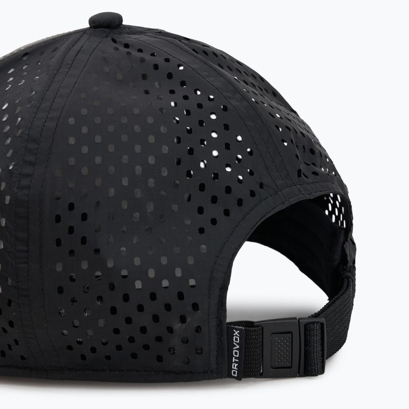Ortovox Logo Air Trucker black raven baseball cap 4