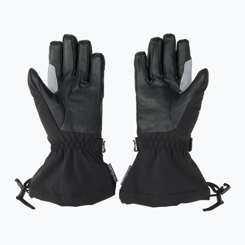 Men's ski gloves ORTOVOX Merino Mountain black raven 2