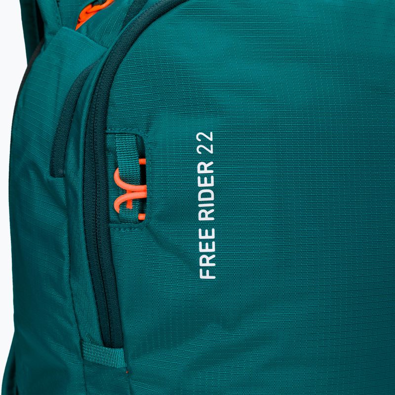 Ski backpack ORTOVOX Free Rider 22 l green 4681000003 4