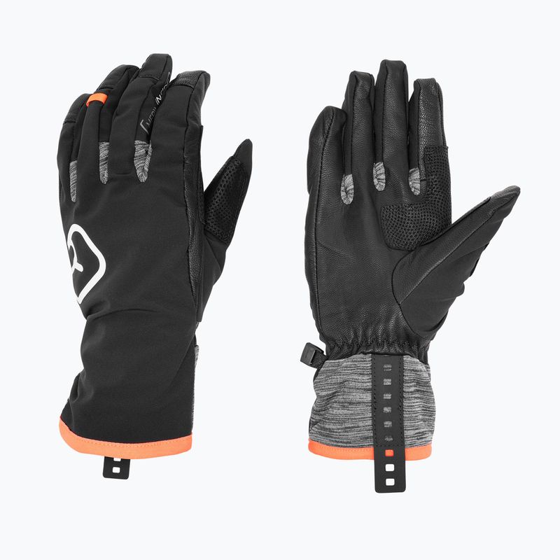 Men's gloves ORTOVOX Tour black raven