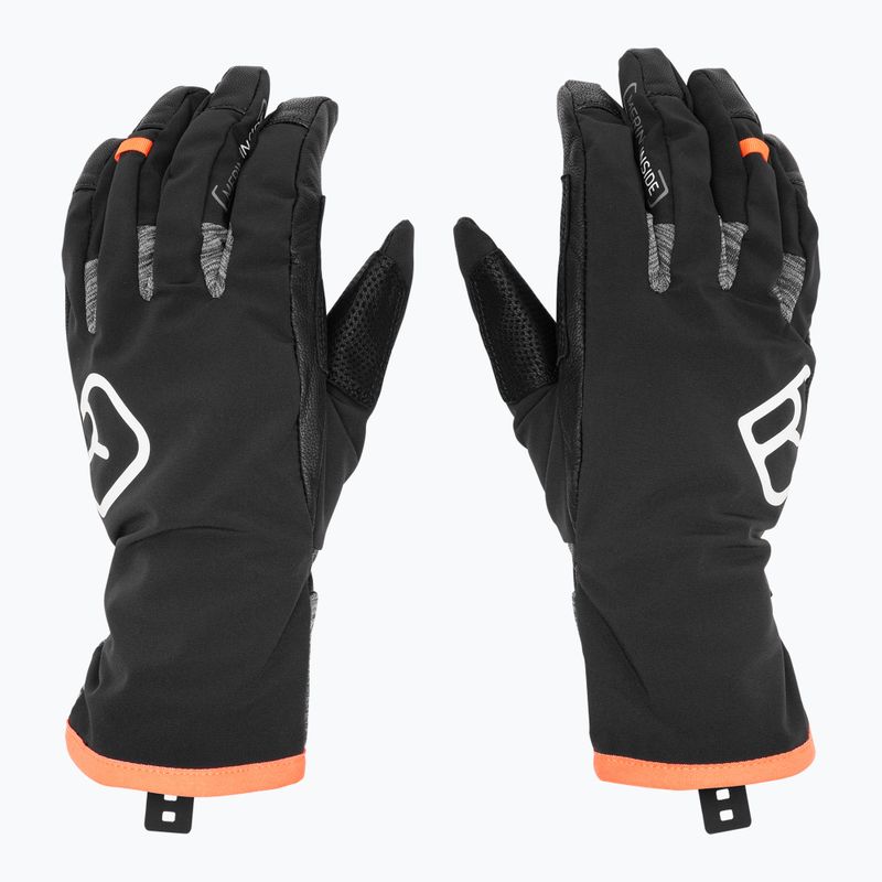 Men's gloves ORTOVOX Tour black raven 3