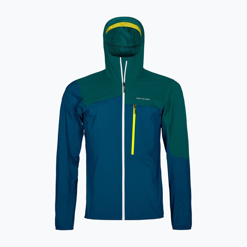 Men's ORTOVOX 2.5L Civetta blue rain jacket 7025000011 4
