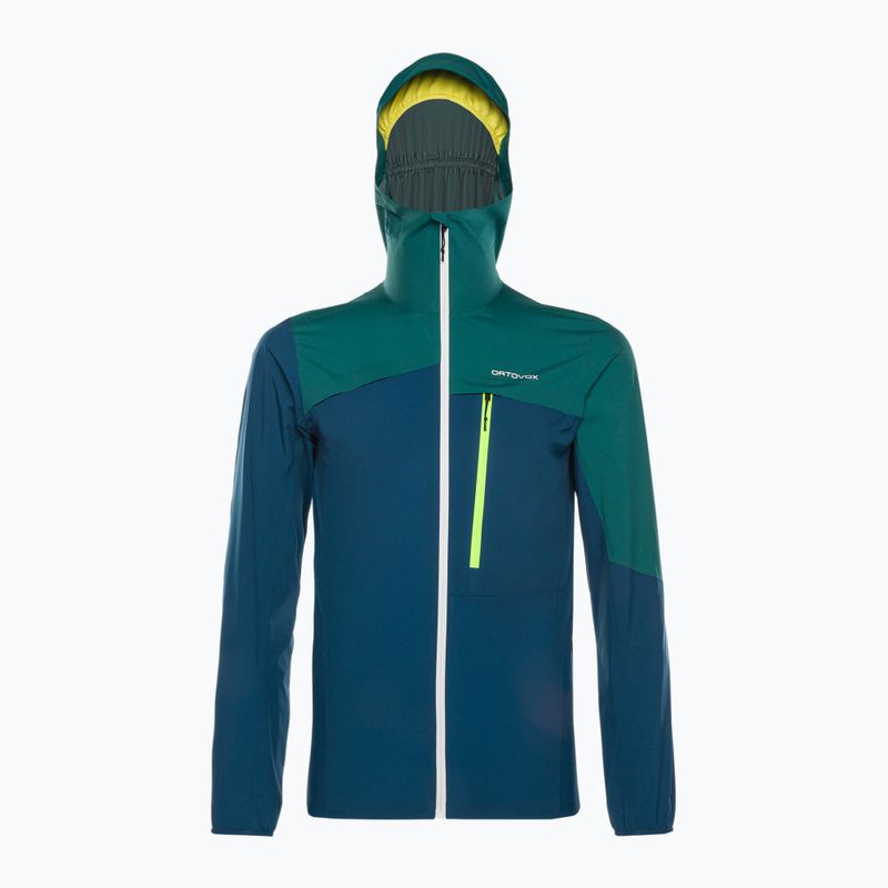Men's ORTOVOX 2.5L Civetta blue rain jacket 7025000011