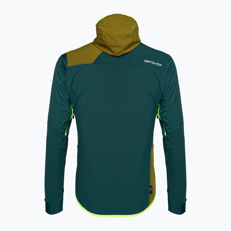 Men's skit jacket ORTOVOX Sw Col Becchei Hybrid green 6011300006 2