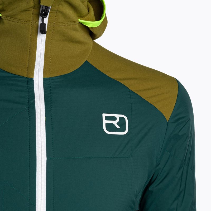 Men's skit jacket ORTOVOX Sw Col Becchei Hybrid green 6011300006 3