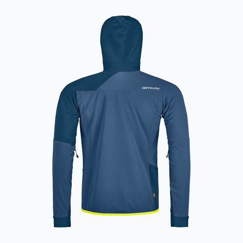 Men's skit jacket ORTOVOX Col Becchei mountain blue 5