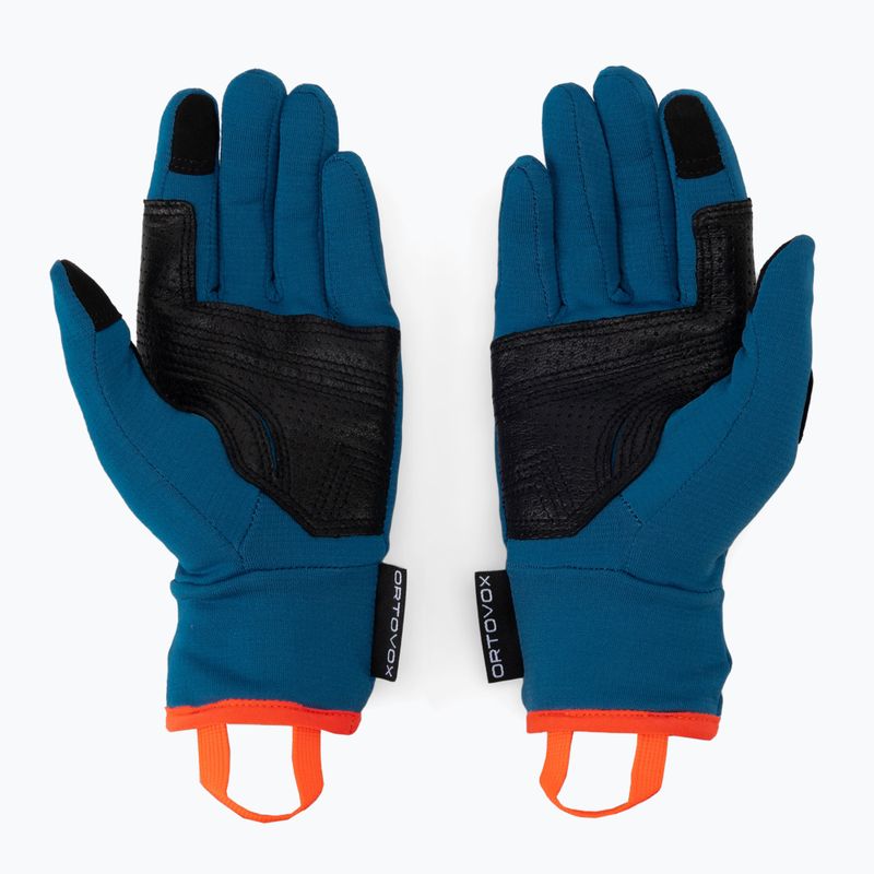 Women's trekking gloves ORTOVOX Fleece Light blue 5635900005 3