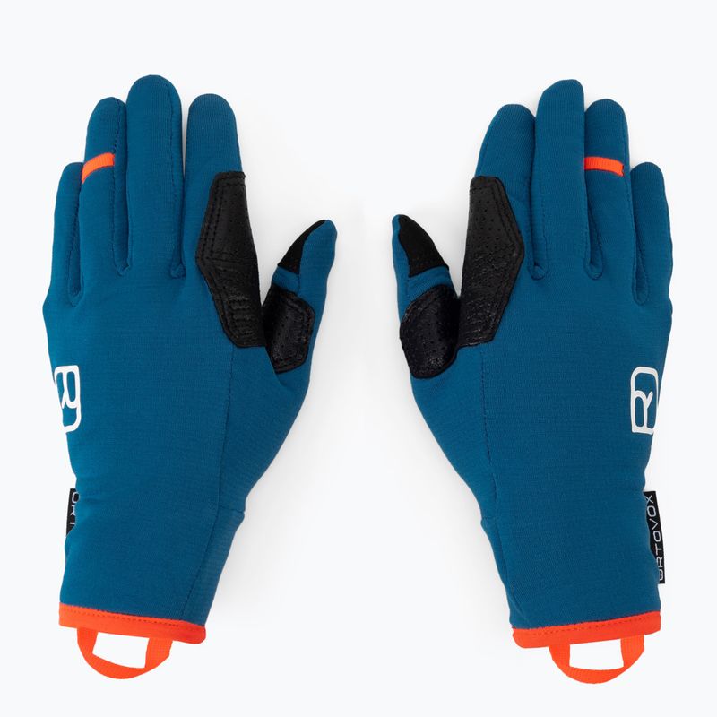 Women's trekking gloves ORTOVOX Fleece Light blue 5635900005 4