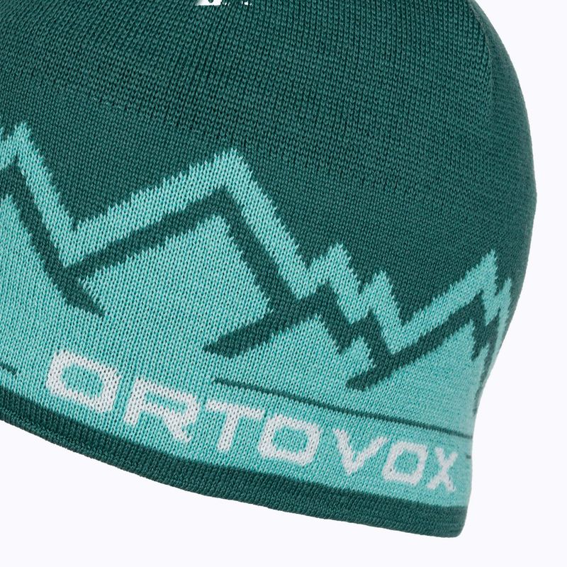 Trekking cap ORTOVOX Peak pacific green 4