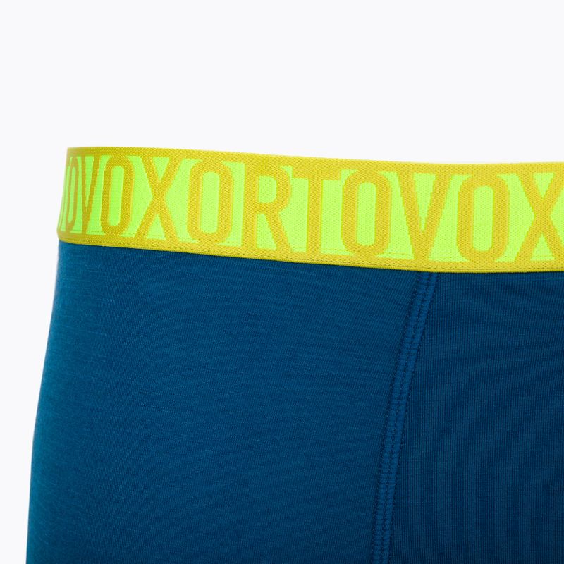 Men's ORTOVOX 150 Essential thermal boxer shorts blue 88903 3