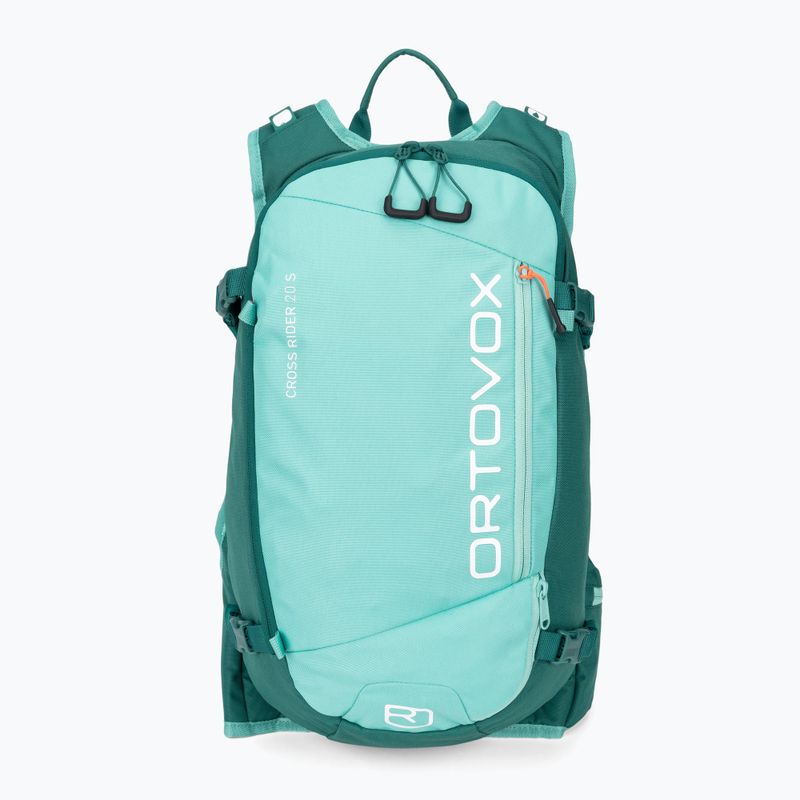 ORTOVOX Cross Rider 20 S ski backpack pacific green
