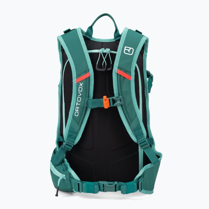 ORTOVOX Cross Rider 20 S ski backpack pacific green 3