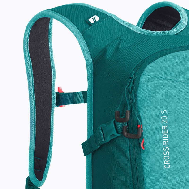 ORTOVOX Cross Rider 20 S ski backpack pacific green 6