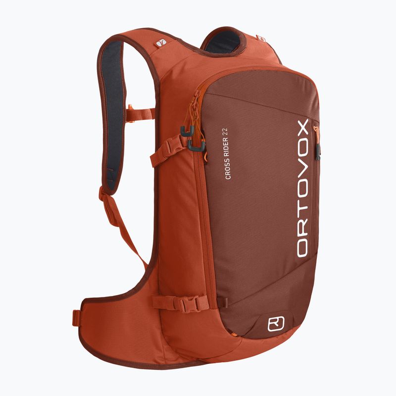 ORTOVOX Cross Rider 22 ski backpack desert orange 5