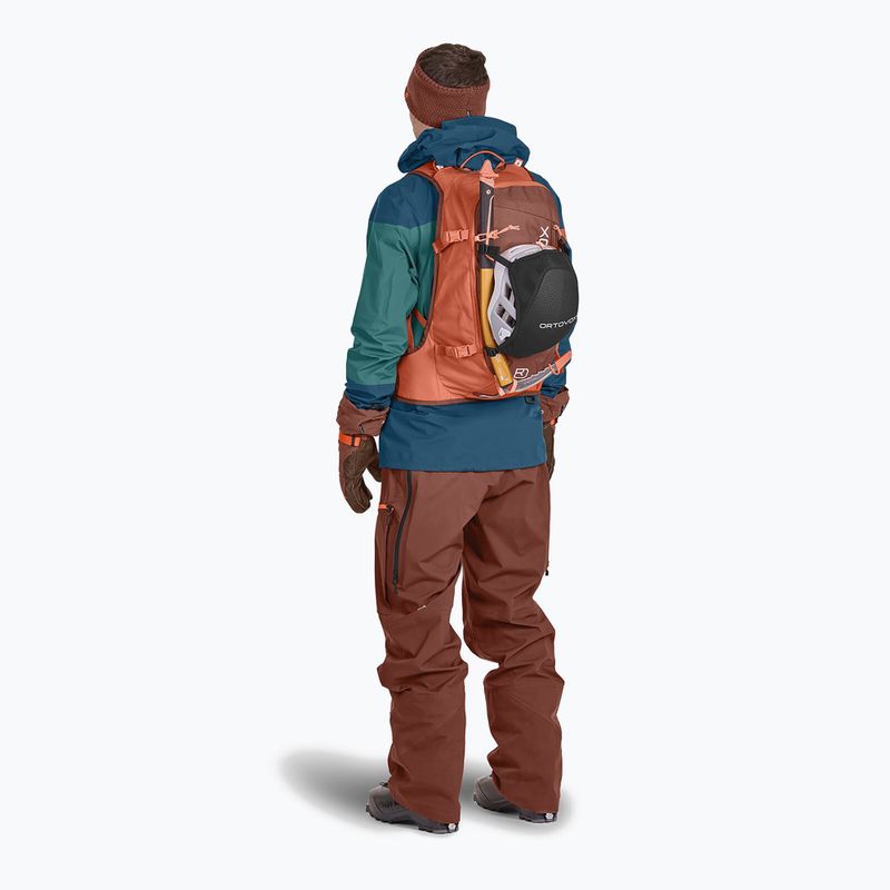 ORTOVOX Cross Rider 22 ski backpack desert orange 7