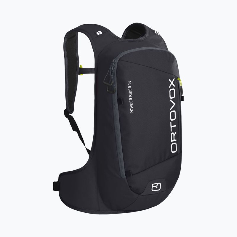 ORTOVOX Powder Rider 16 black raven ski backpack 5