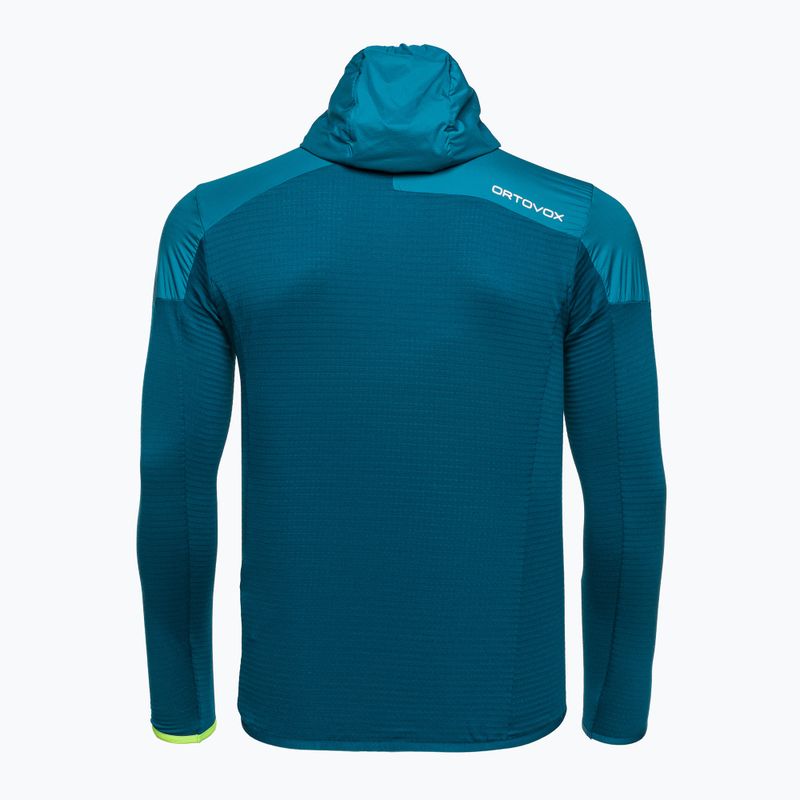 Men's trekking sweatshirt Ortovox Ladiz Hybrid navy blue 86949 2