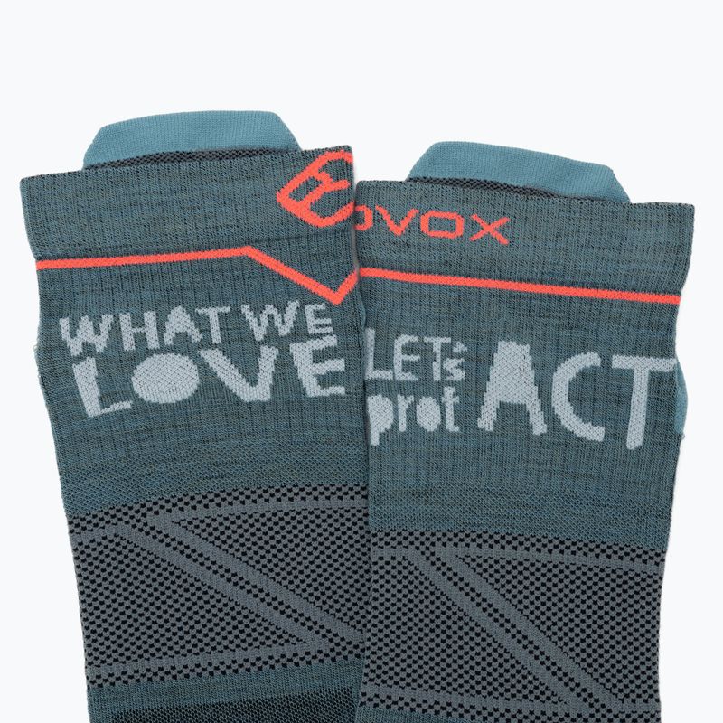 Women's trekking socks ORTOVOX Alpine Light Low grey 5479000001 4