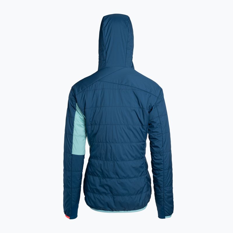 Women's ORTOVOX Swisswool Piz Duan hybrid jacket blue 6122700037 2