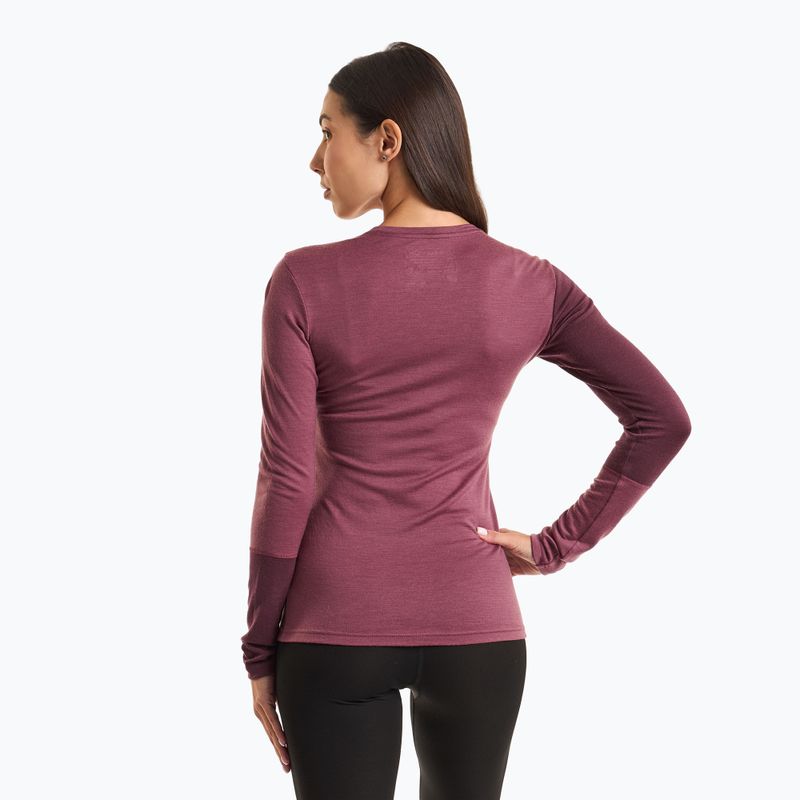Women's thermal active sweatshirt ORTOVOX 185 Rock'N'Wool mountain rose 2