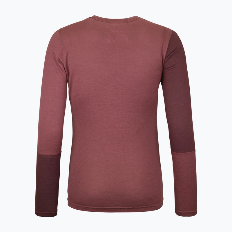 Women's thermal active sweatshirt ORTOVOX 185 Rock'N'Wool mountain rose 6