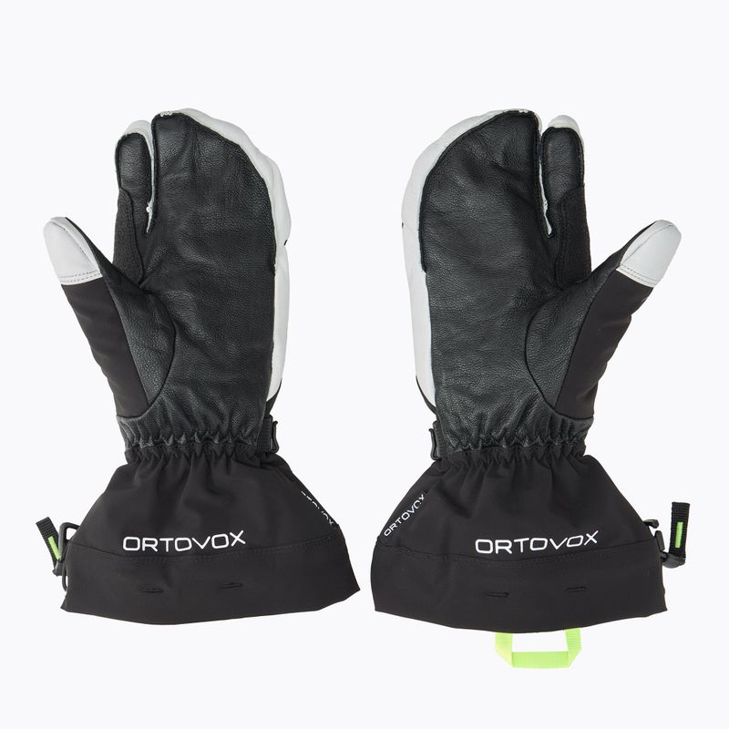 Men's ski gloves ORTOVOX Merino Freeride 3 Finger black 2