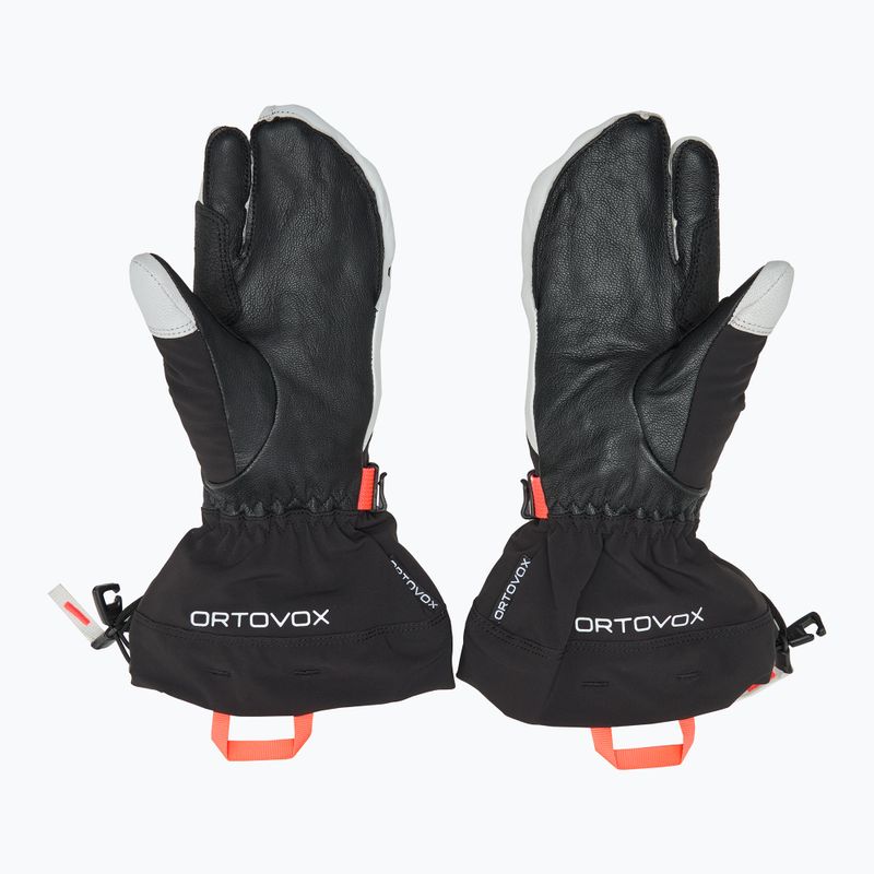 Women's ski gloves ORTOVOX Merino Freeride 3 Finger black raven 2