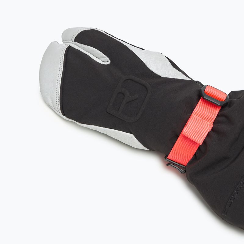 Women's ski gloves ORTOVOX Merino Freeride 3 Finger black raven 4