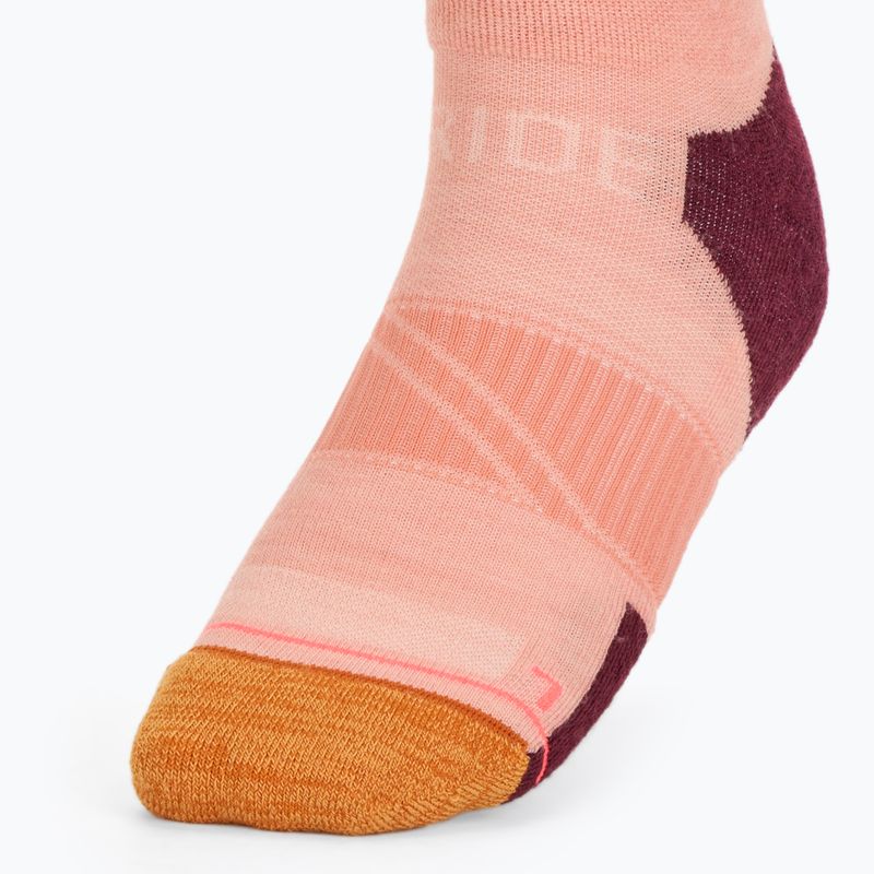 Women's ski socks ORTOVOX Freeride Long Socks Cozy bloom 3