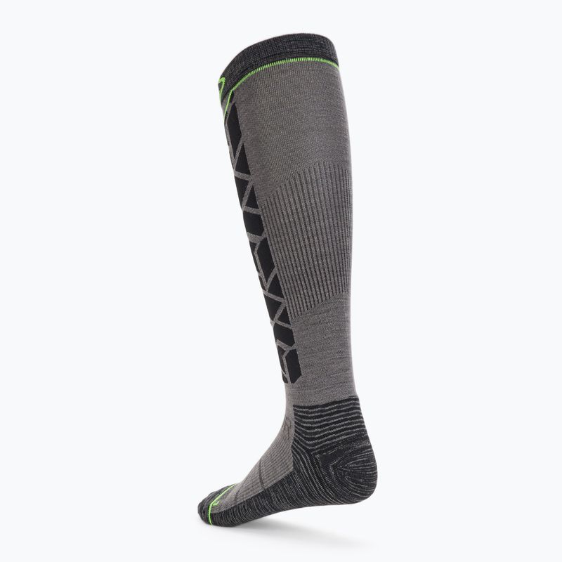 Men's skydiving socks ORTOVOX Ski Tour Comp Long black raven 2