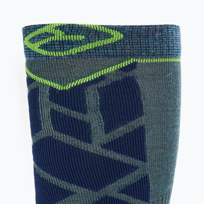 Men's skydiving socks ORTOVOX Ski Tour Comp Long deep ocean 3