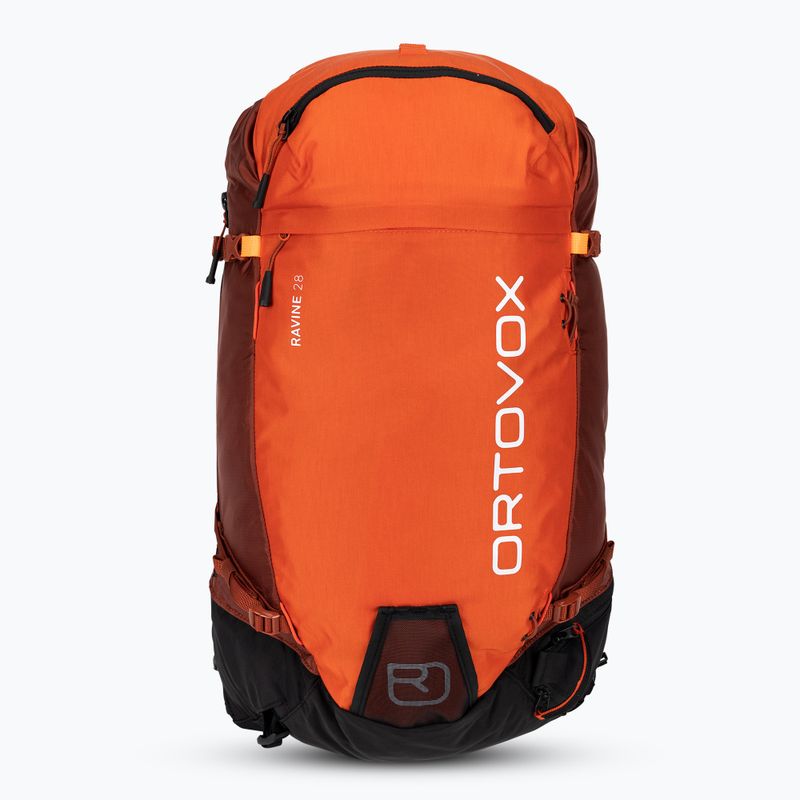 ORTOVOX ski backpack Ravine 28 hot orange