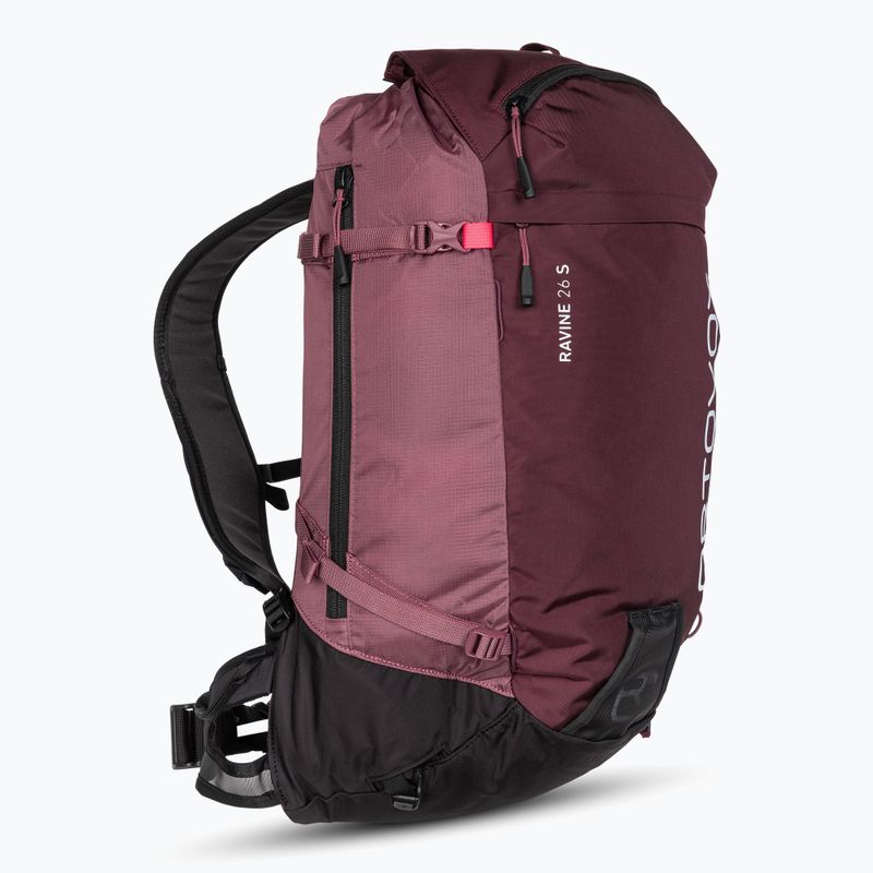 Women's ski backpack ORTOVOX Ravine 26 S winetasting 2