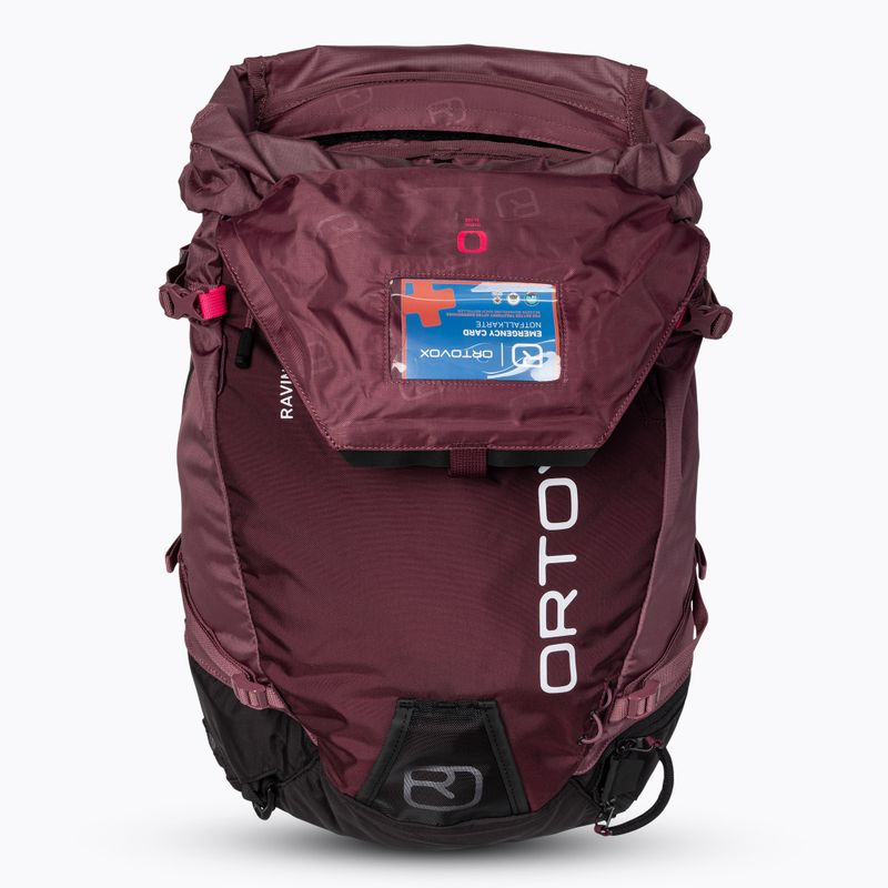 Women's ski backpack ORTOVOX Ravine 26 S winetasting 4