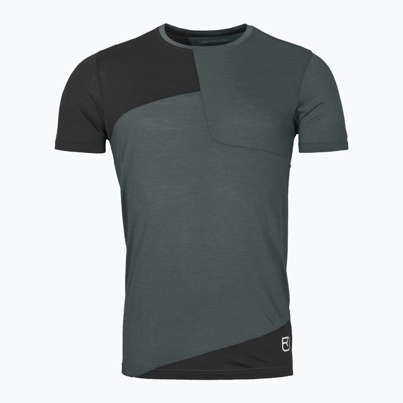Men's ORTOVOX 120 Tec trekking shirt dark arctic grey